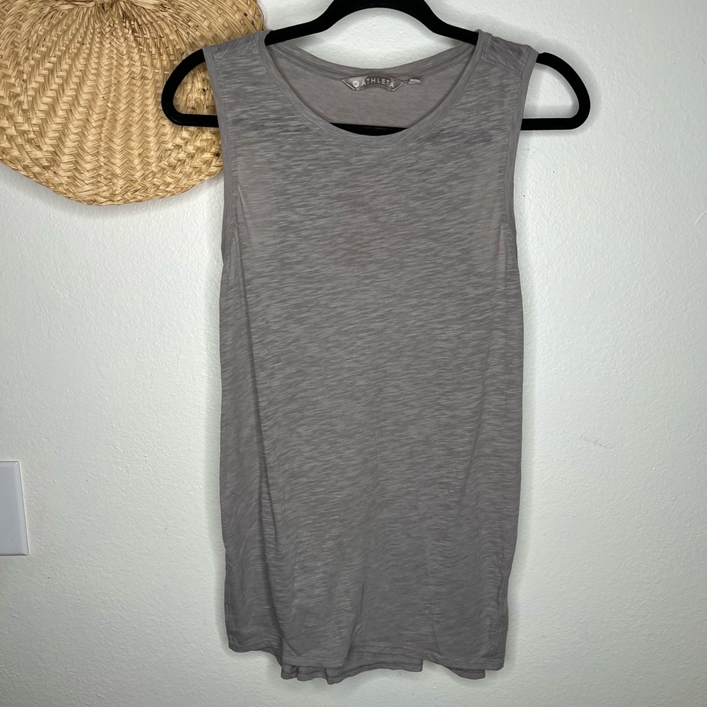 Athleta sheer cotton tank